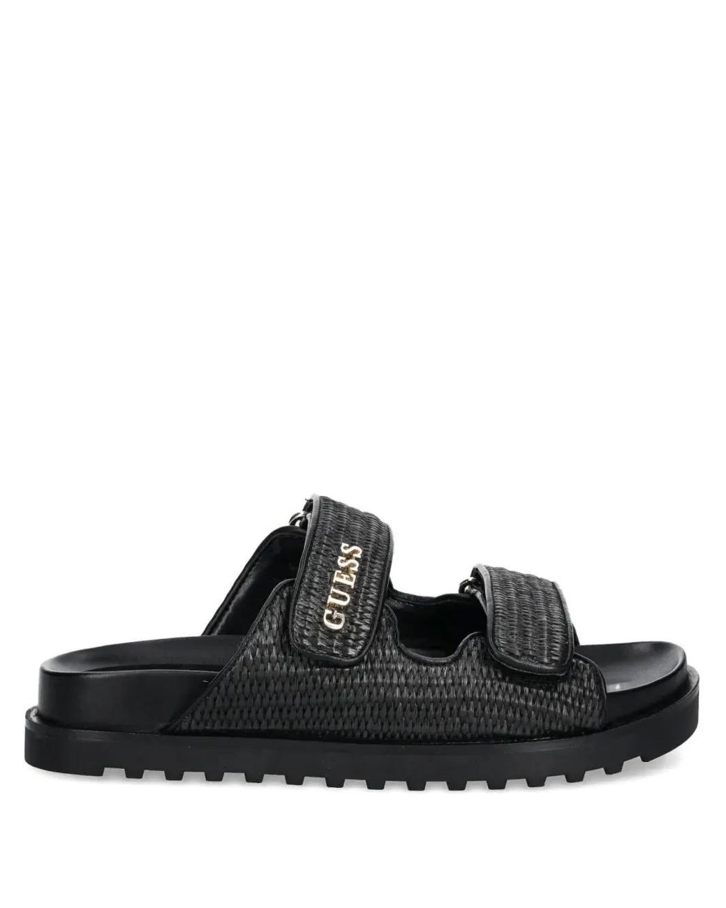 Guess Black Fadeliza Double-Strap Sandals