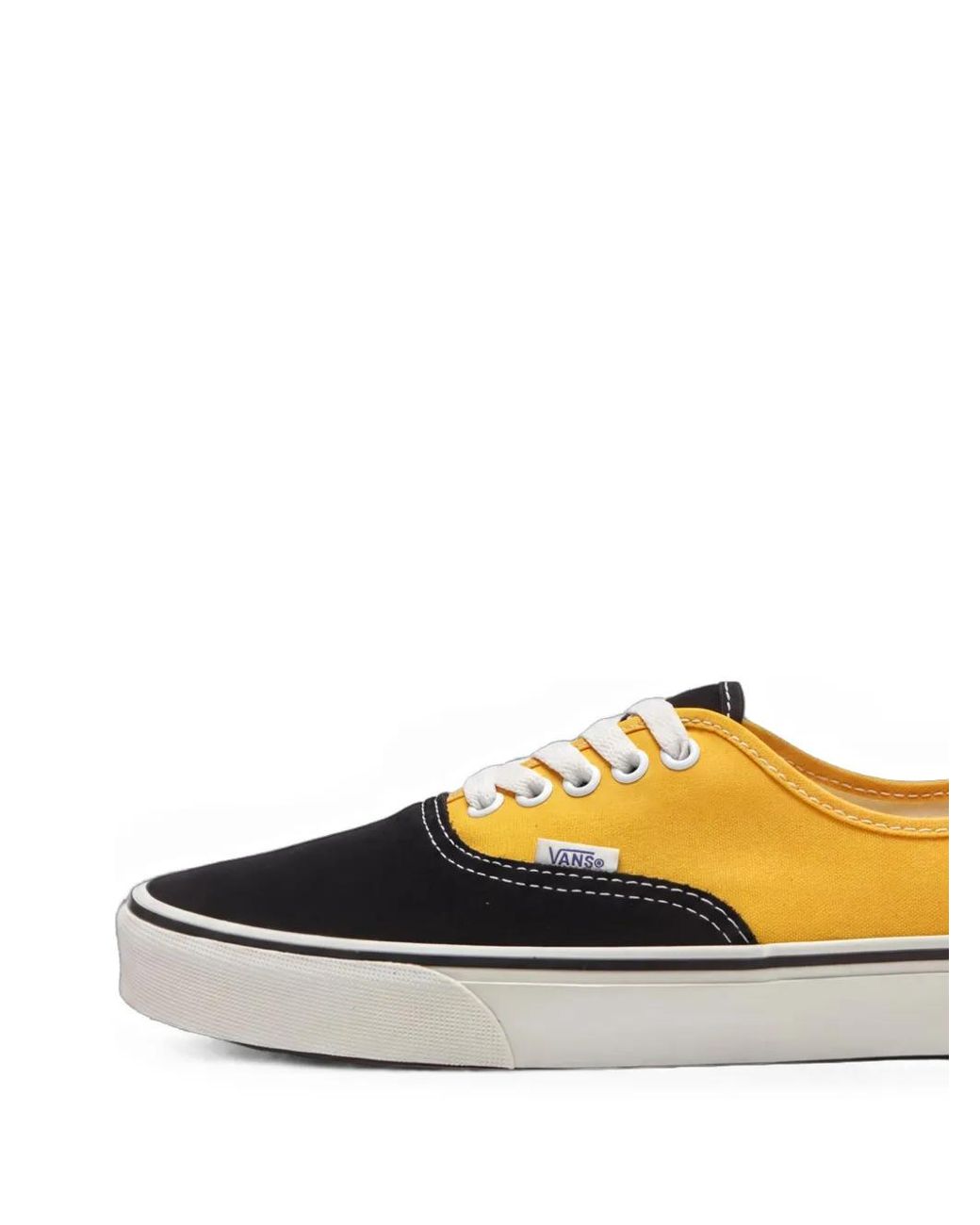 Vans Yellow Authentic Panelled Sneakers for men