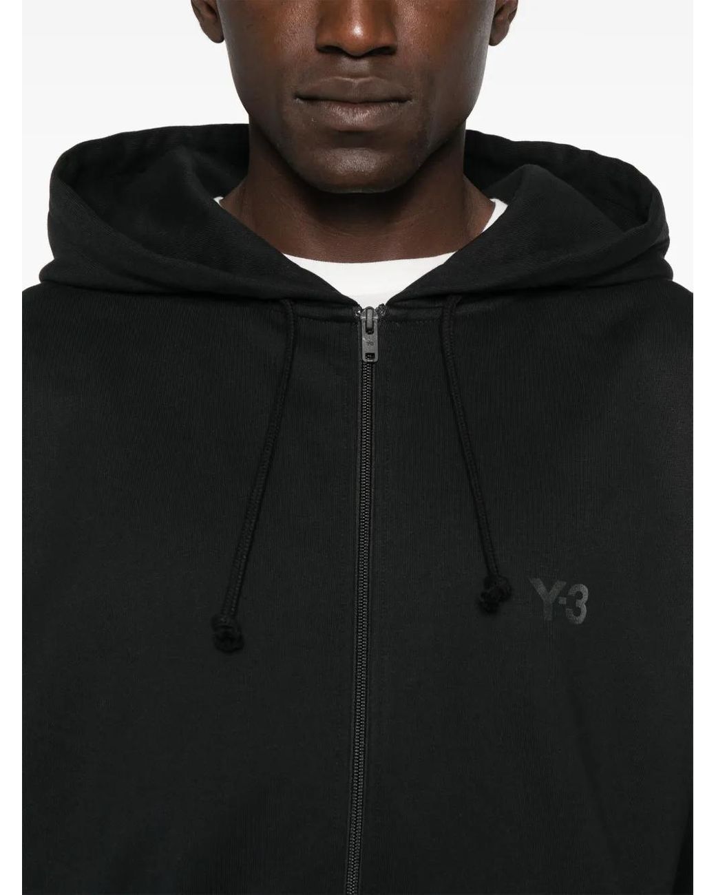 Y-3 Black Relaxed Fit Crewneck Sweatshirt