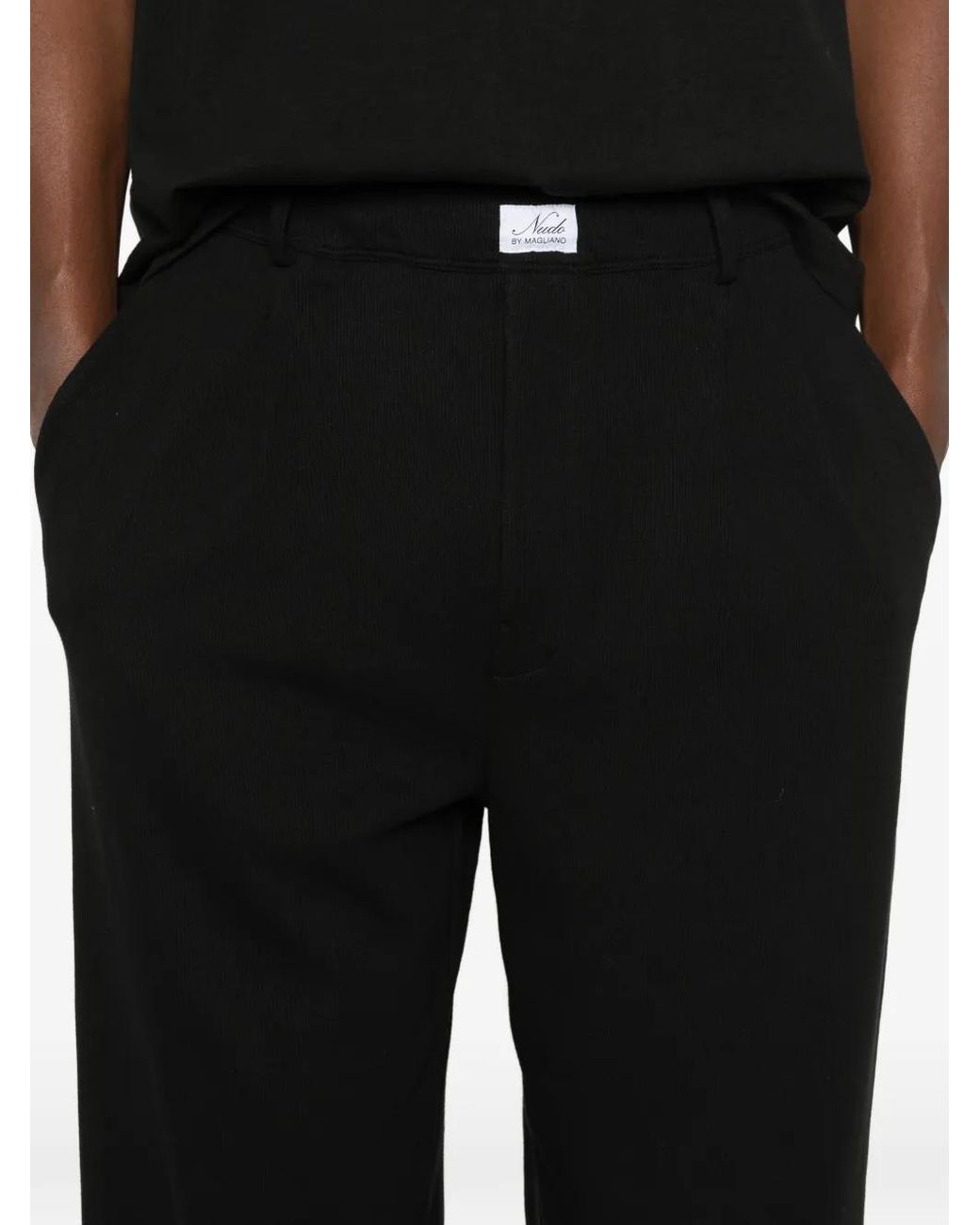Magliano Black Nudo Boxer Trousers