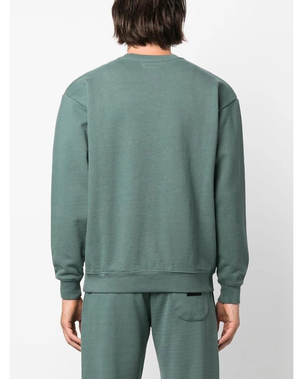 Market Green Embroidered-Logo Sweatshirt for men
