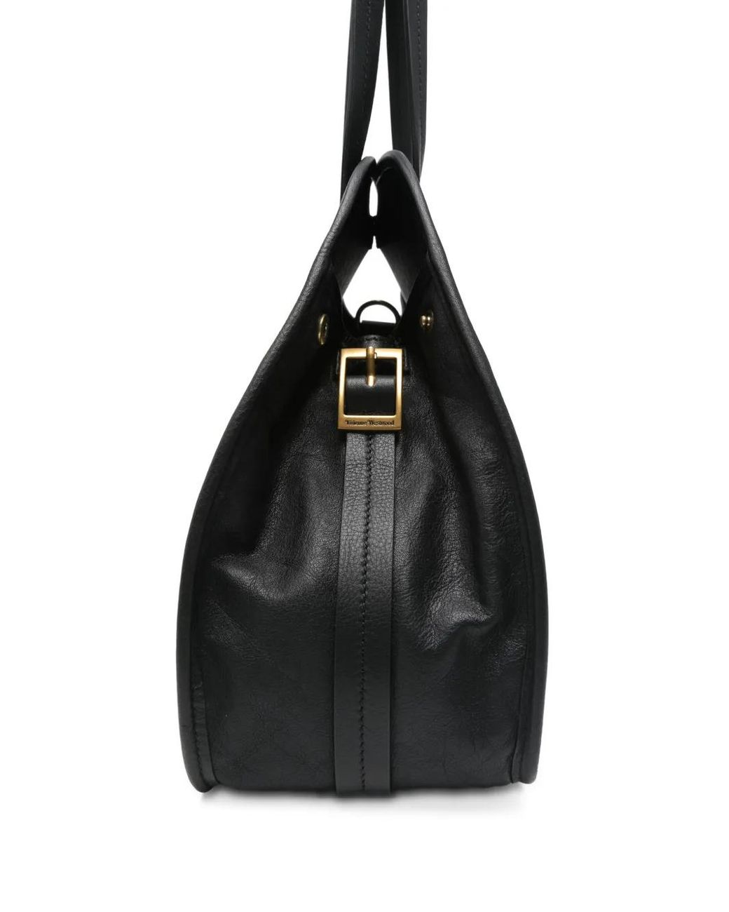 Vivienne Westwood Black Leather Shoulder Bag