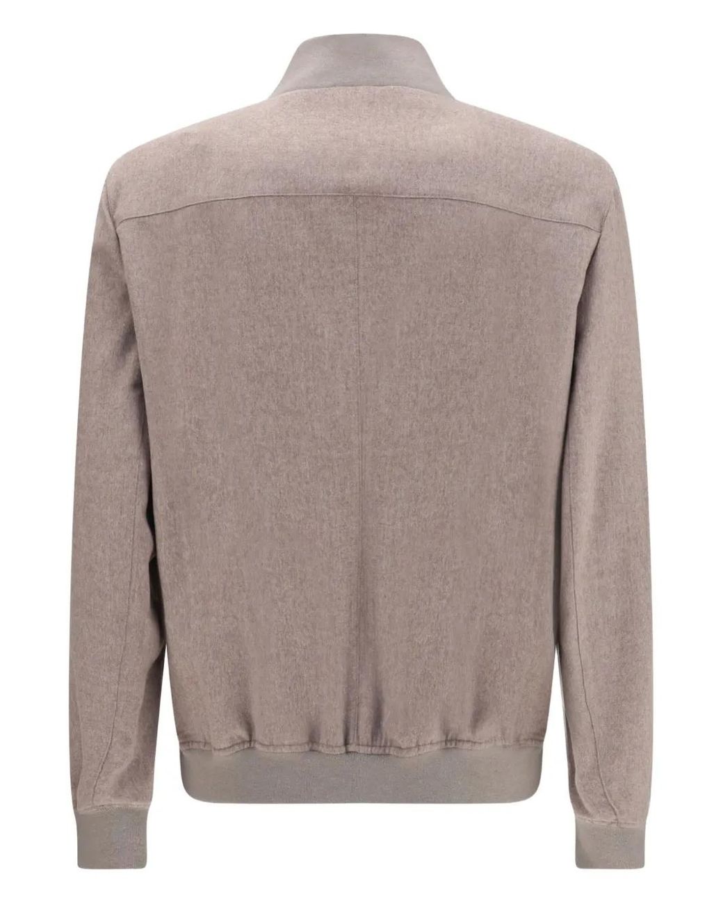 Brunello Cucinelli Gray Cashmere Jacket for men