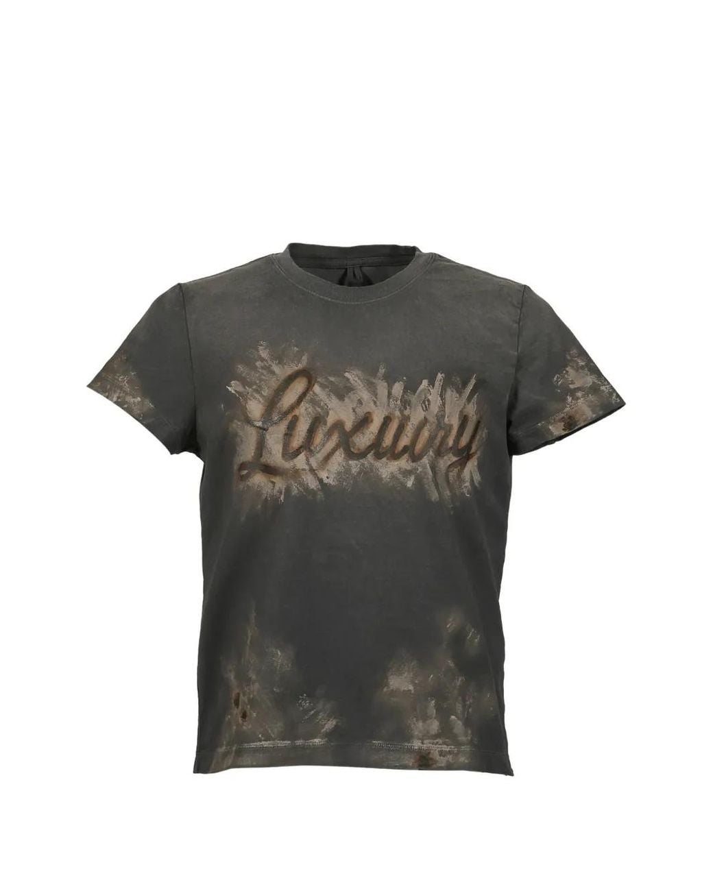 Doublet T-Shirt Luxury Mud Paint in Grey for Men | Lyst UK