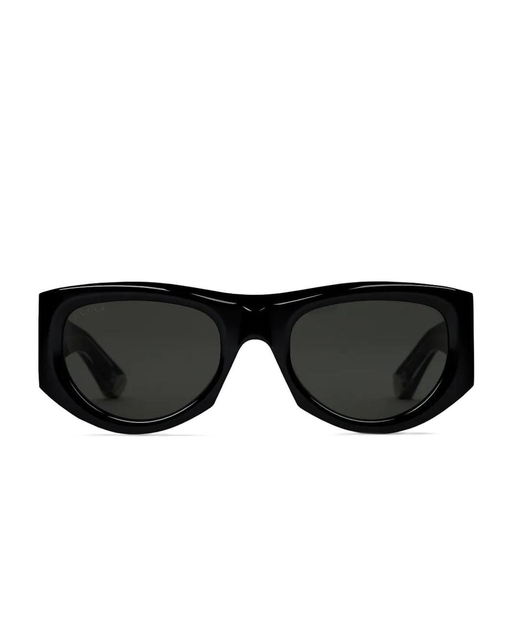 Gucci Black Rectangular Sunglasses