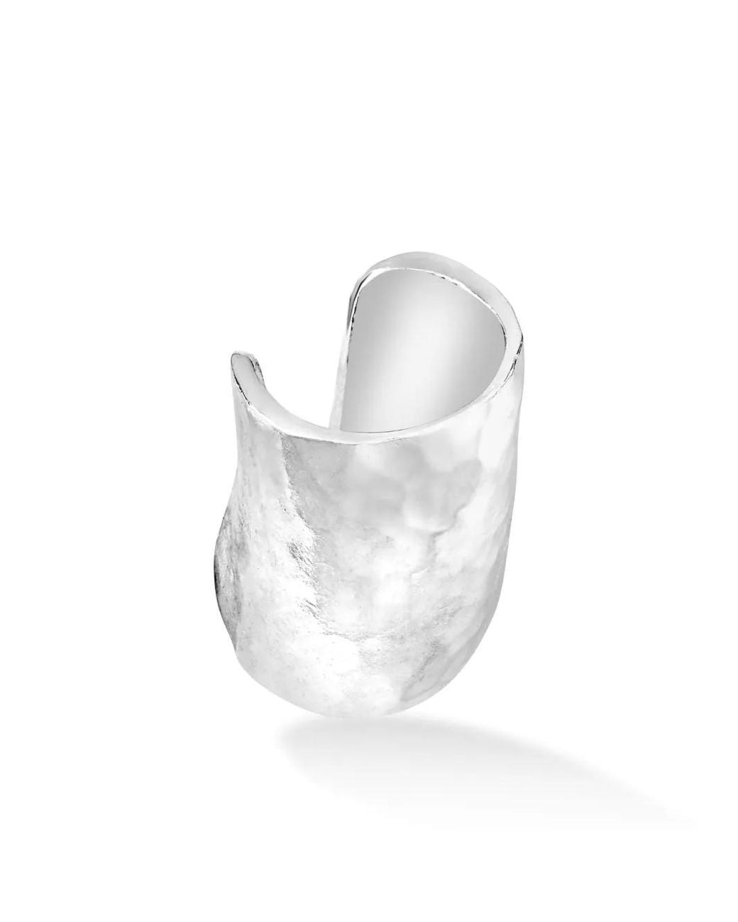 Dower & Hall Langer Nomad Ear Cuff in White für Herren
