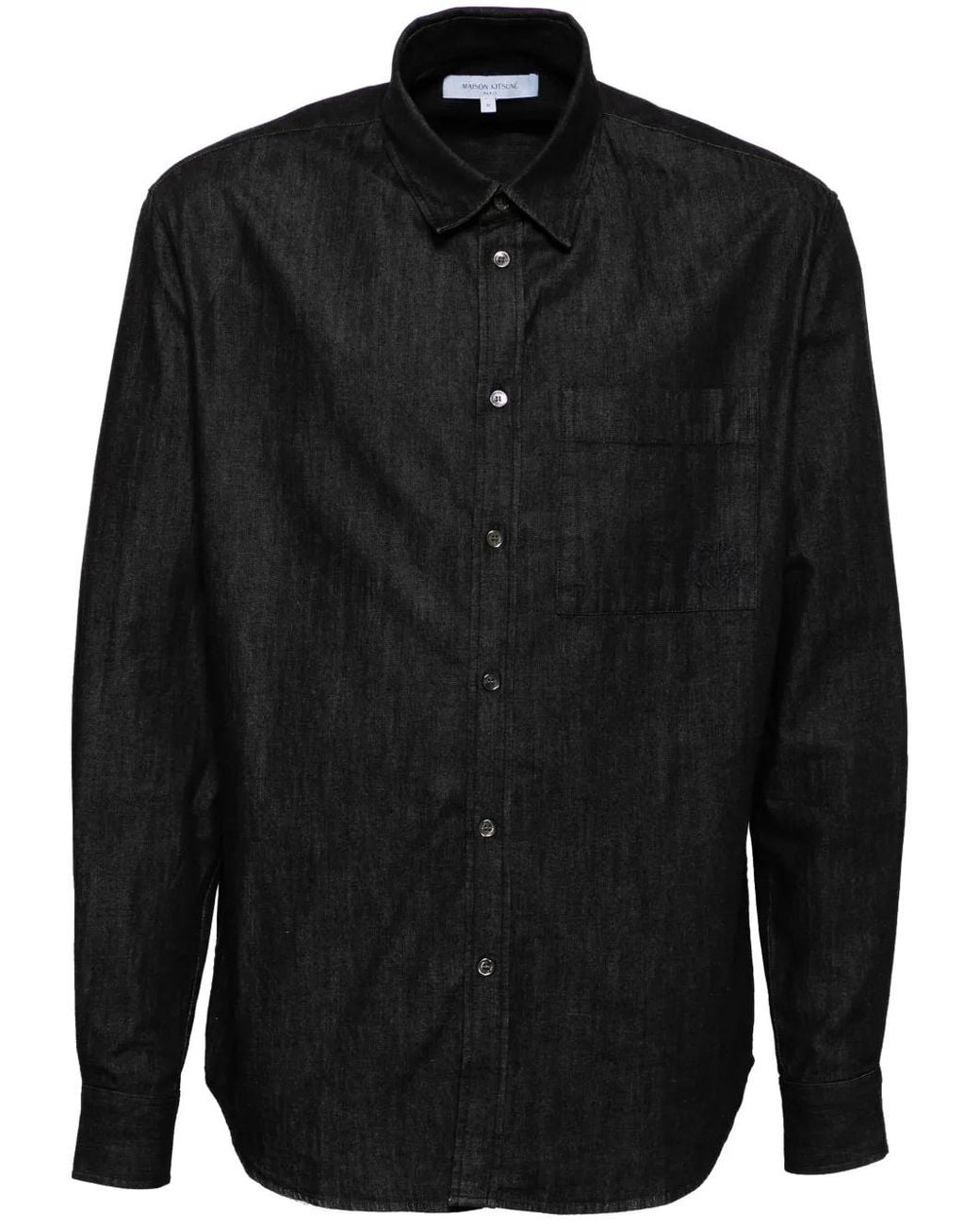 Maison Kitsuné Black Cotton Shirt for men