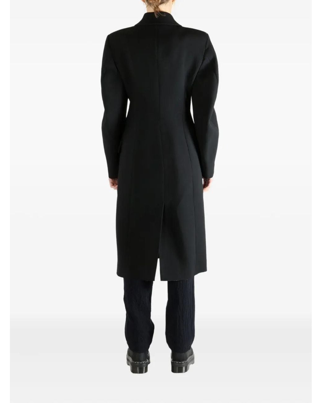 Givenchy Black Buttoned Coat