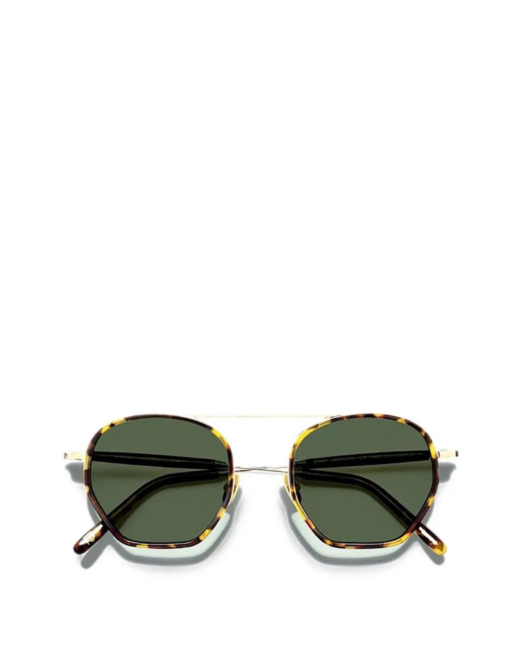 Moscot Green Kugel Round-Frame Sunglasses