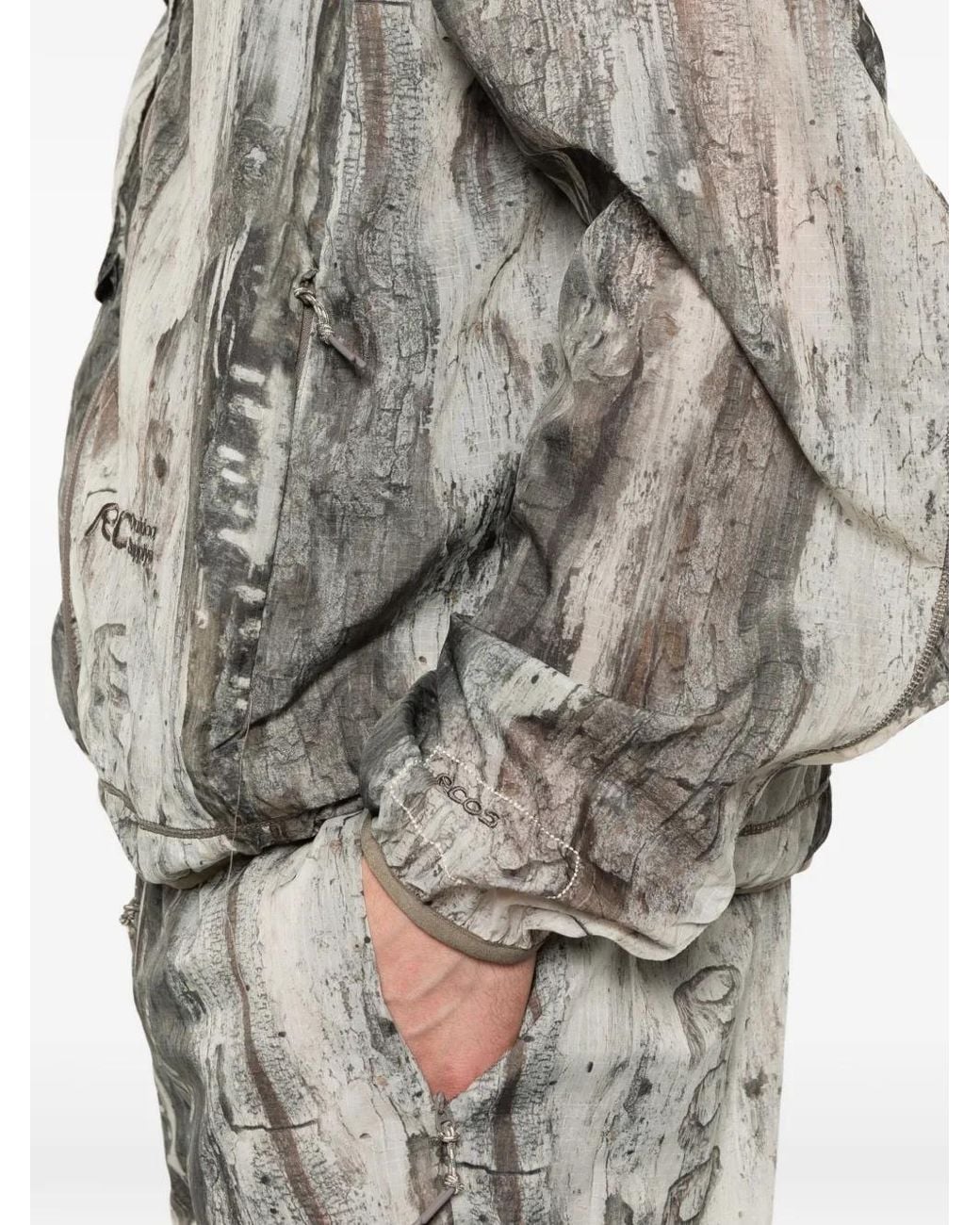 RC Outdoor Supply Gray Printed Jacket for men