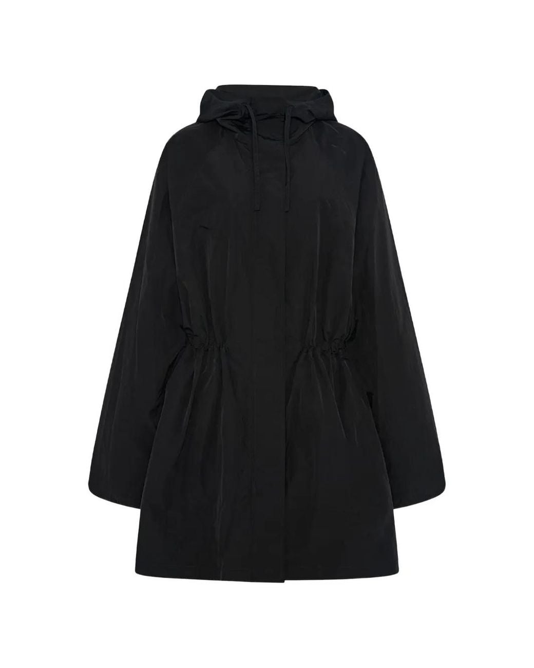 Another Tomorrow Black Hooded Drawstring Hoodie