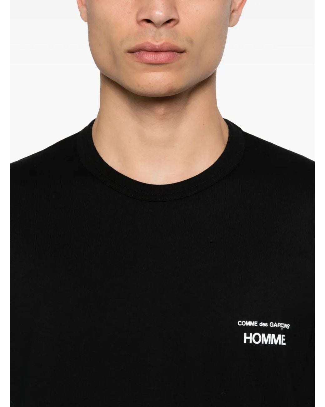 Comme des Garçons Black Logo-Print T-Shirt for men