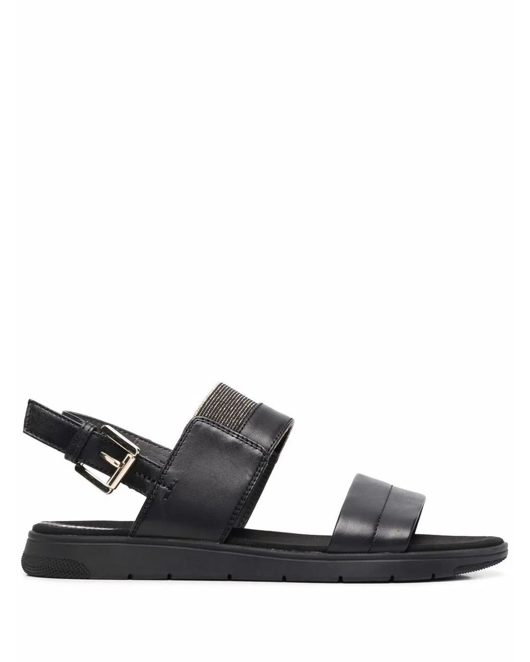 Geox Black Dandra Slingback Sandals