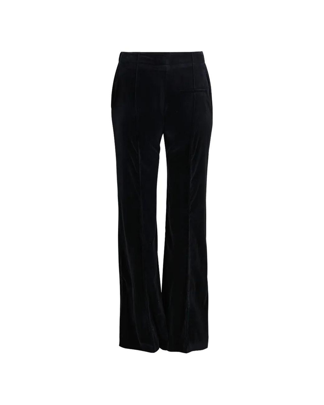 Borgo De Nor Black Morgan Velvet Trousers