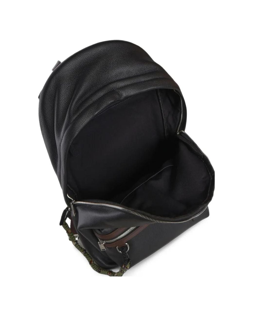 DSquared² Black D2 Upside Down Backpack for men