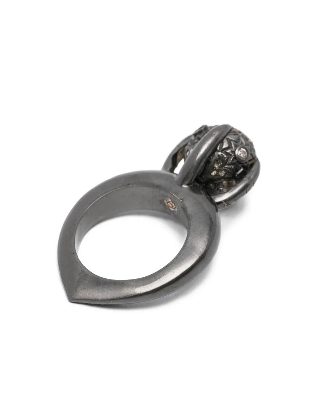 KUNDO Gray Ring Mit Diamanten