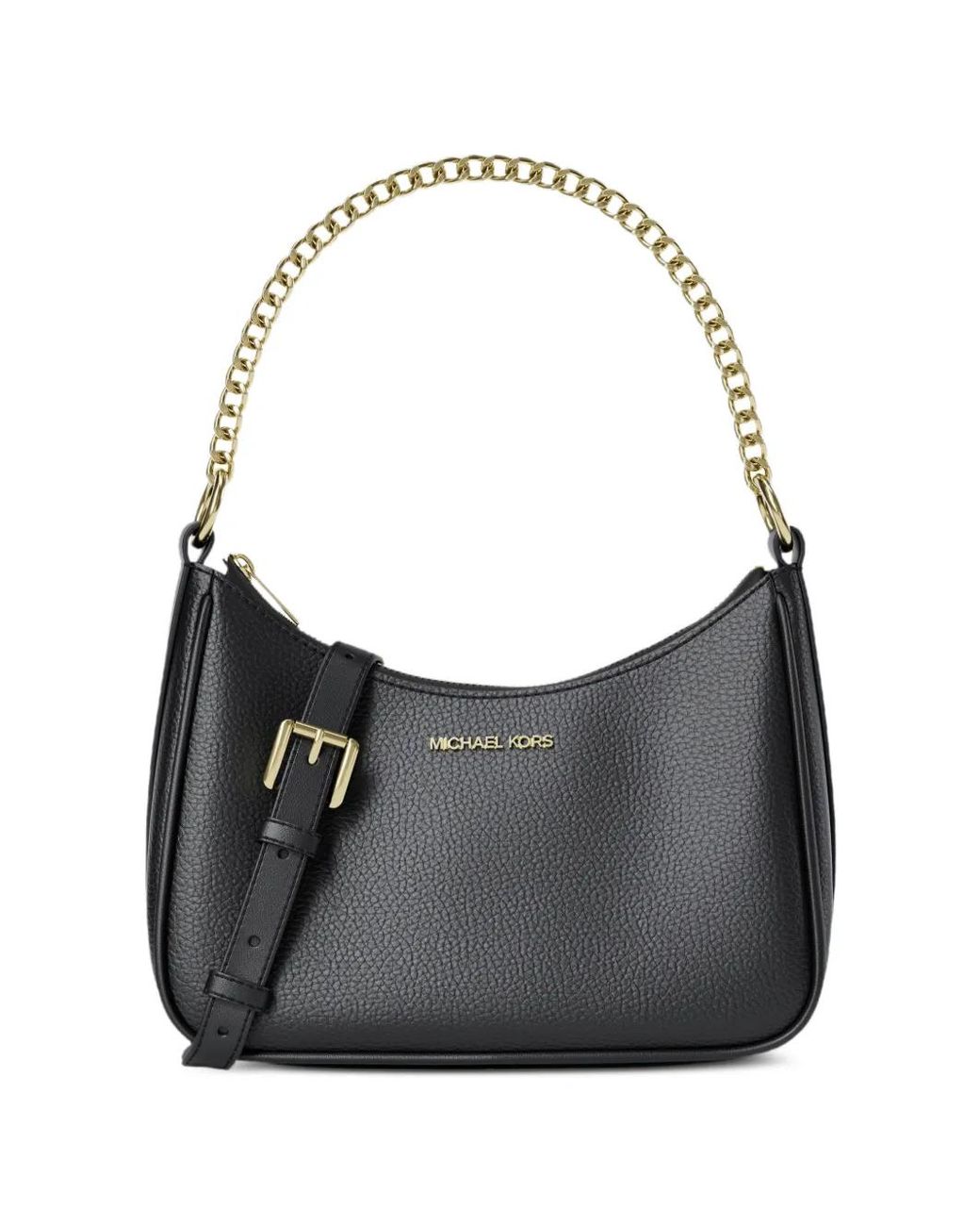 MICHAEL Michael Kors Black Jet Set Travel Chain-Link Cross Body Bag