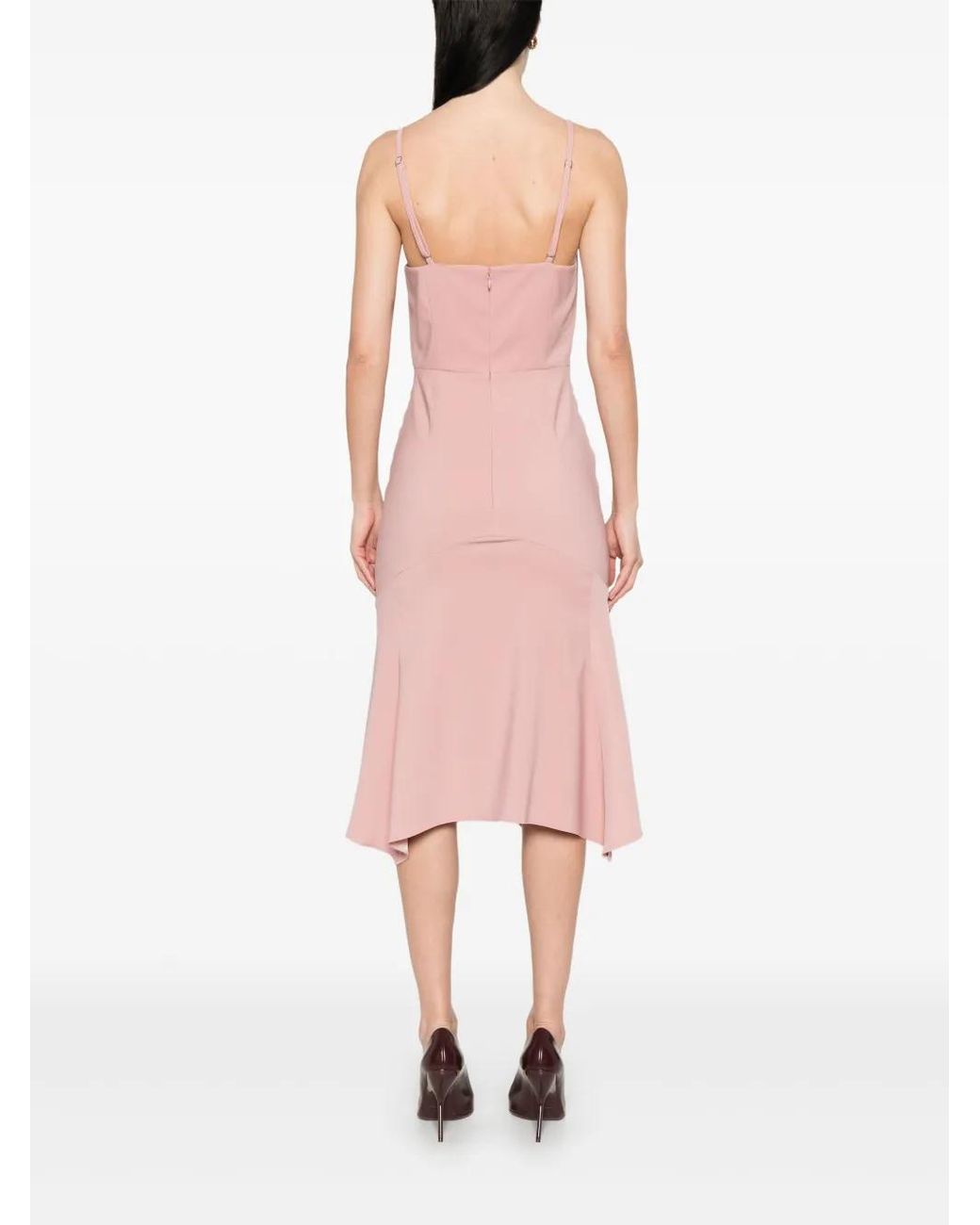 DSquared² Mistress Midi-Jurk in het Pink