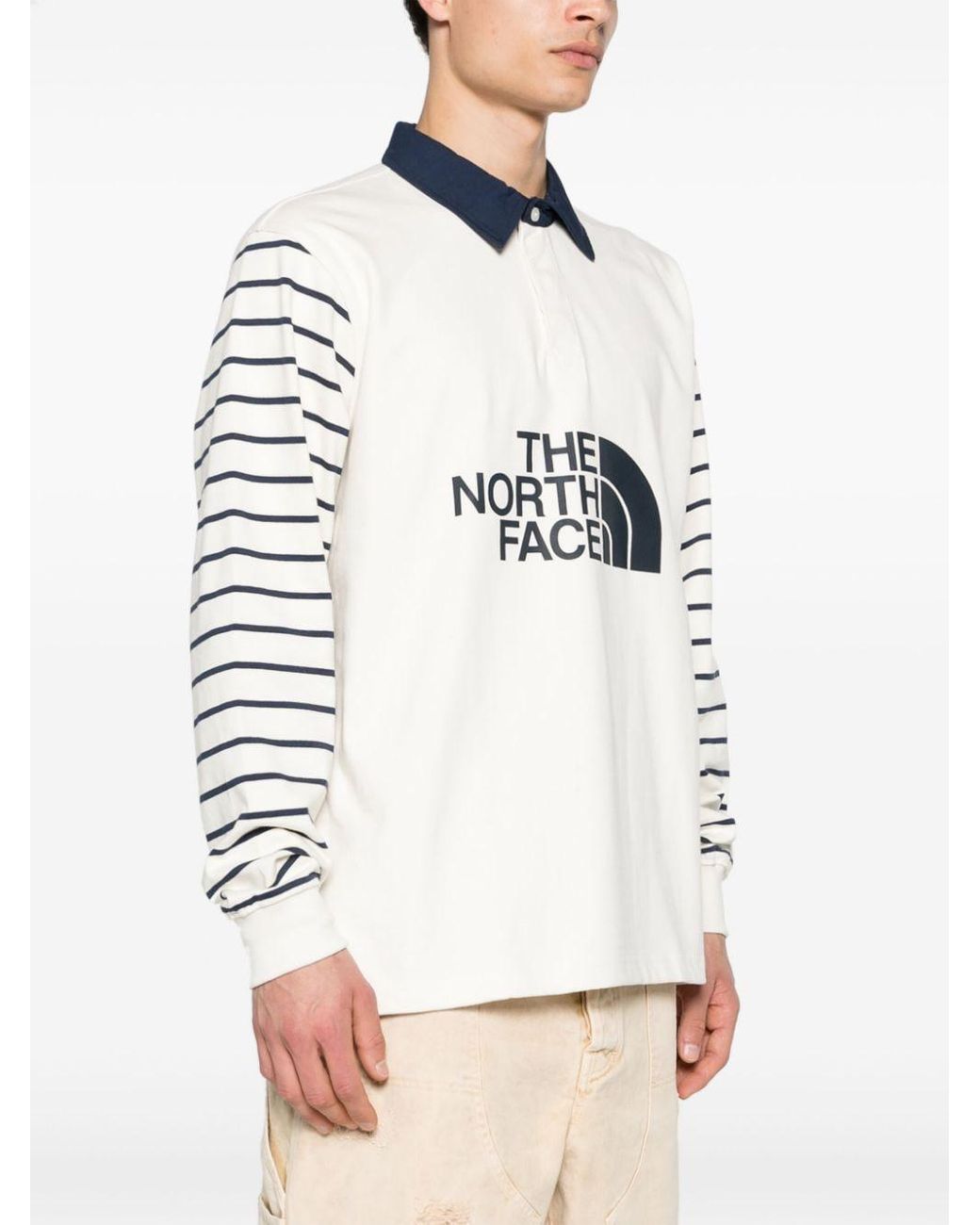 The North Face Easy Rugby Long Sleeve Polo Shirt in White for Men Lyst