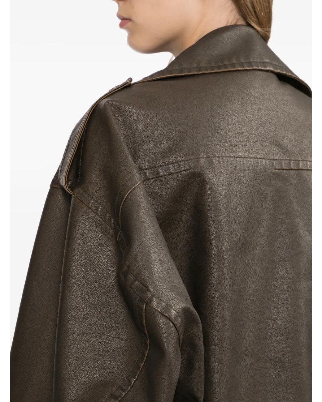 Maison Mihara Yasuhiro Black Detachable Collar Coated Jacket