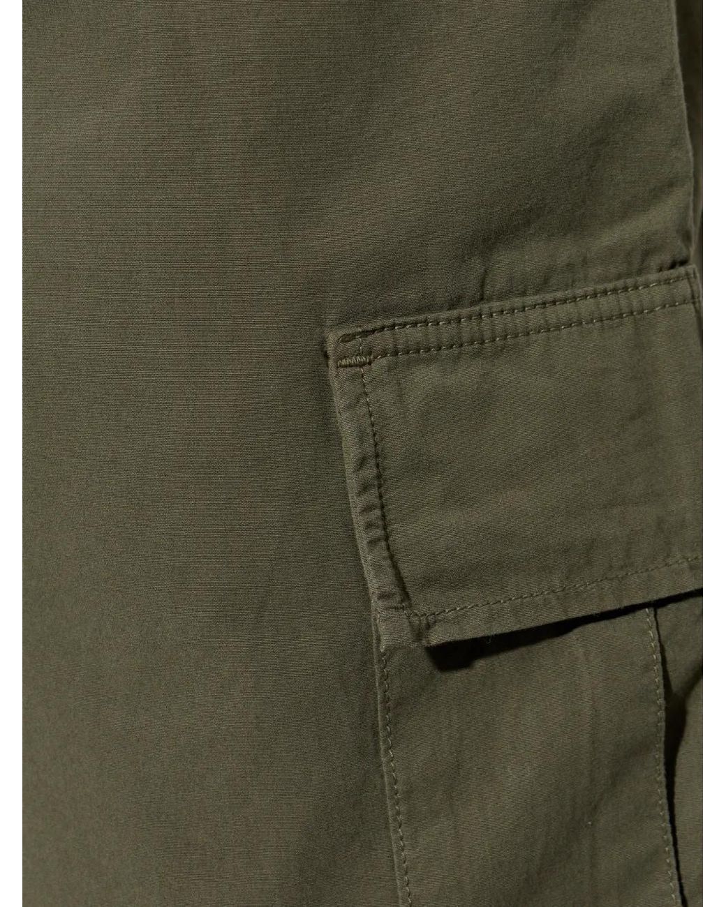 Carhartt Green Mandler Elasticated-Waist Cargo Shorts for men