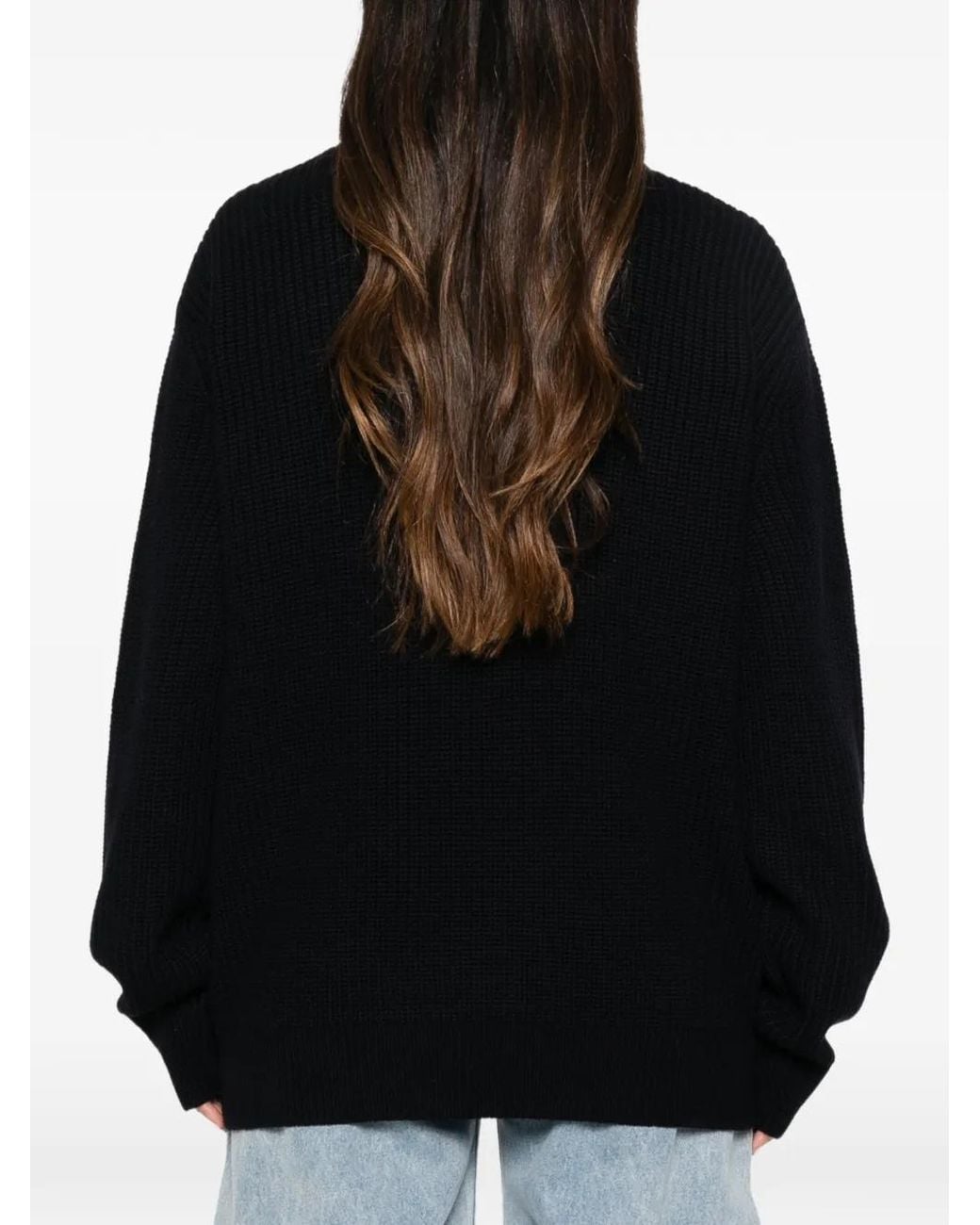 A.P.C. Black Daniel Trucker Sweater