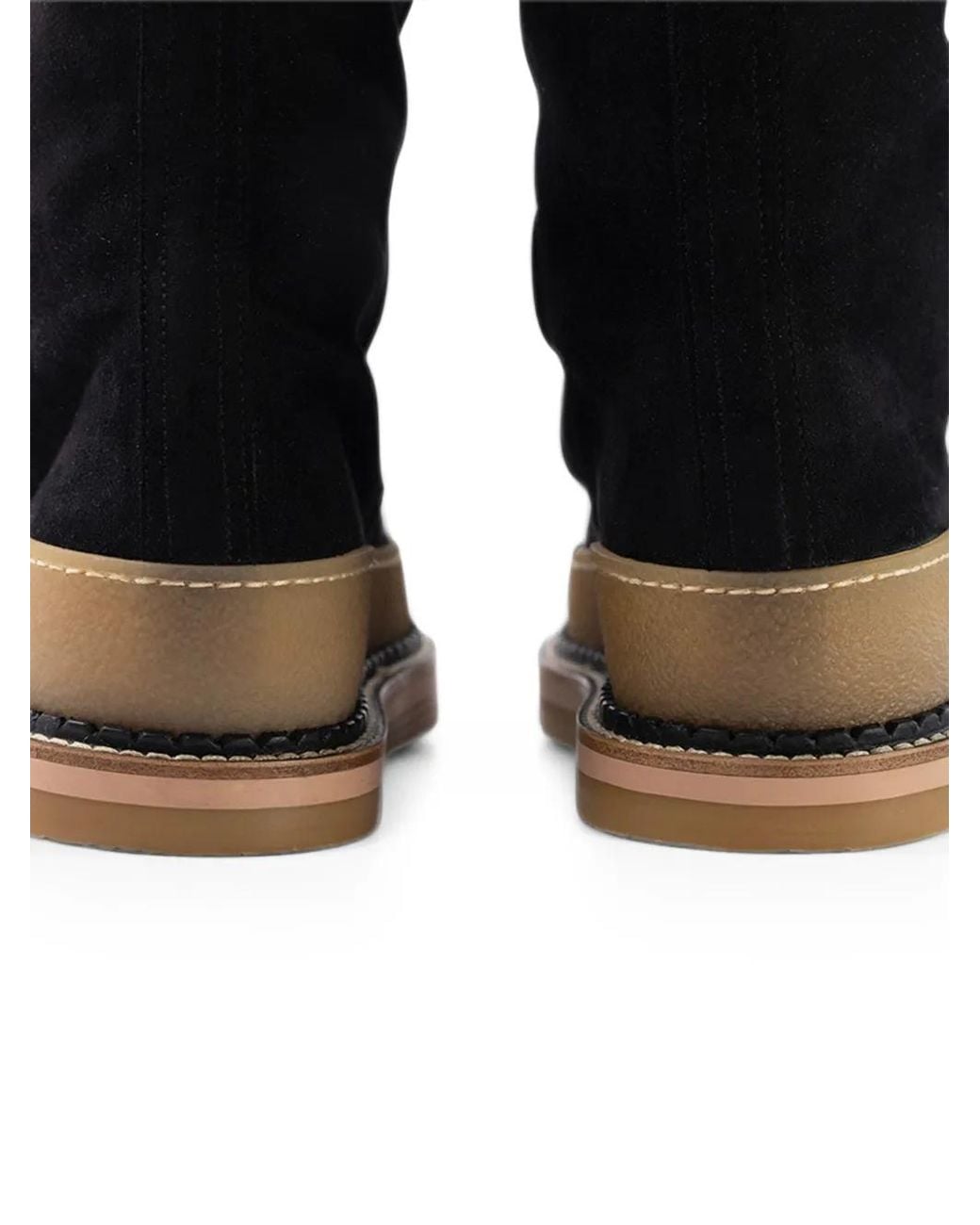 Ferragamo Black Bottines À Bout Rond