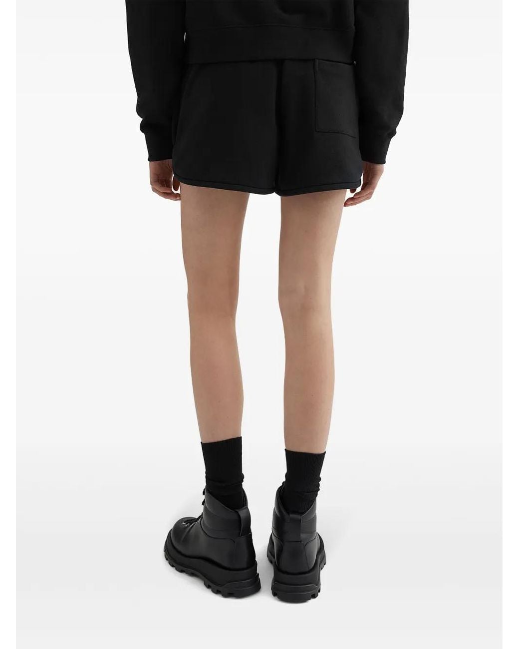 Jil Sander Black Cotton Shorts