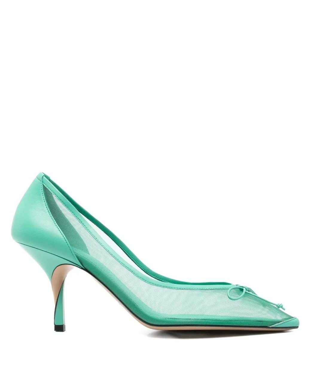 Jacquemus Green Les Escarpins Tourni Pumps