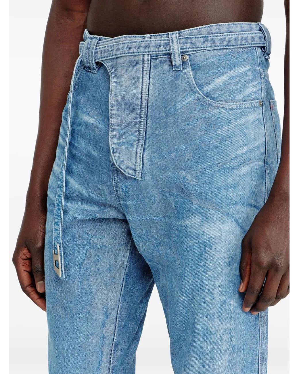 DIESEL Blue D-Juren Jeans for men