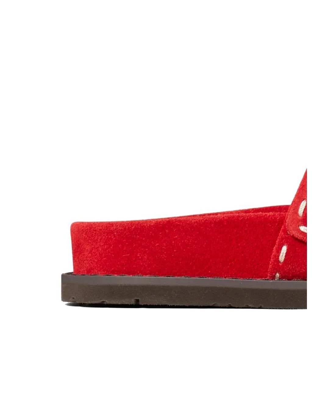 Tory Burch Red Romy Sport Slide