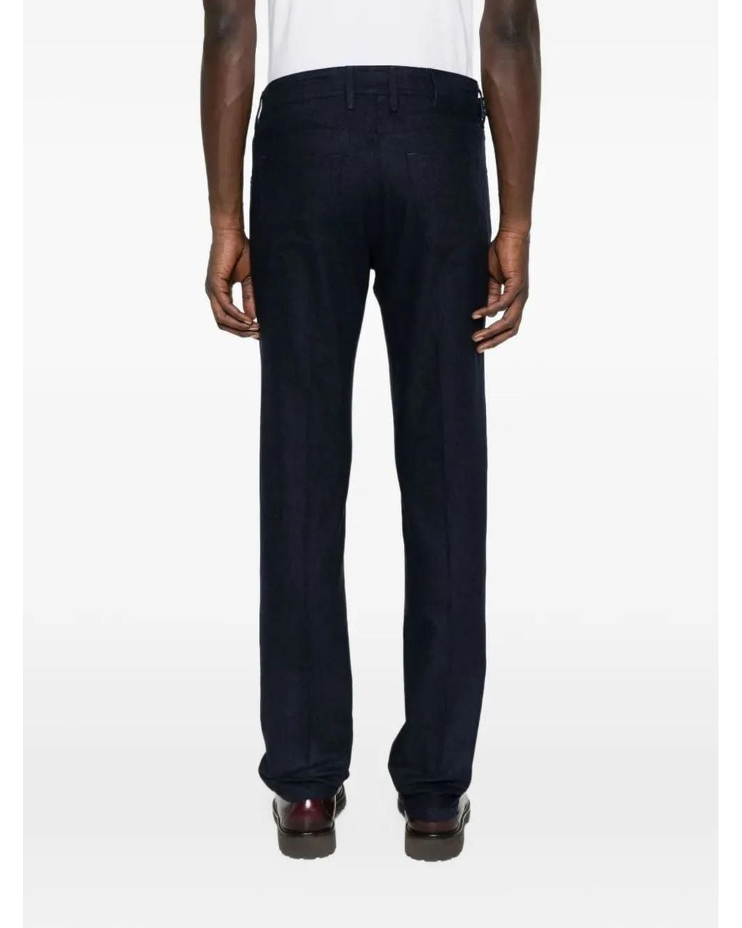 Jacob Cohen Blue Bard Slim-Fit Trousers for men