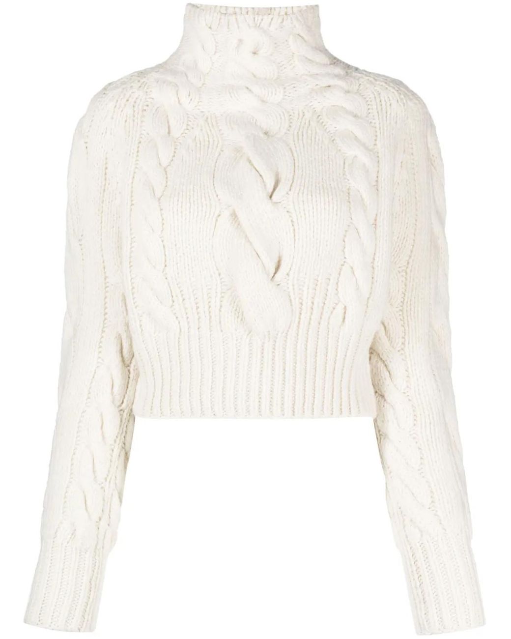 Zimmermann White Luminosity Wool Jumper