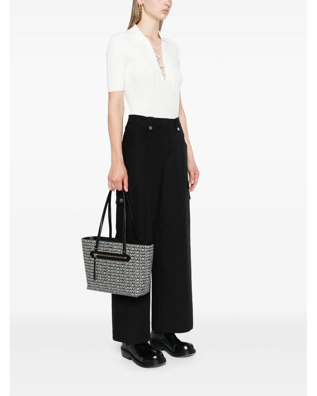 DKNY Black Medium Bryant Ave Tote Bag