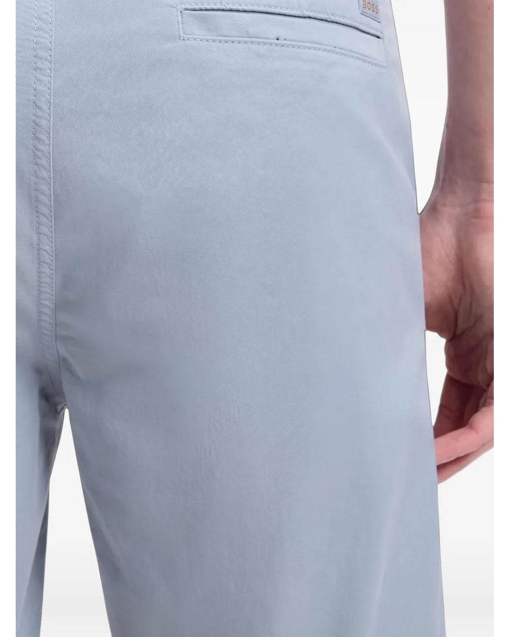 Boss Blue Slim-Fit Shorts for men
