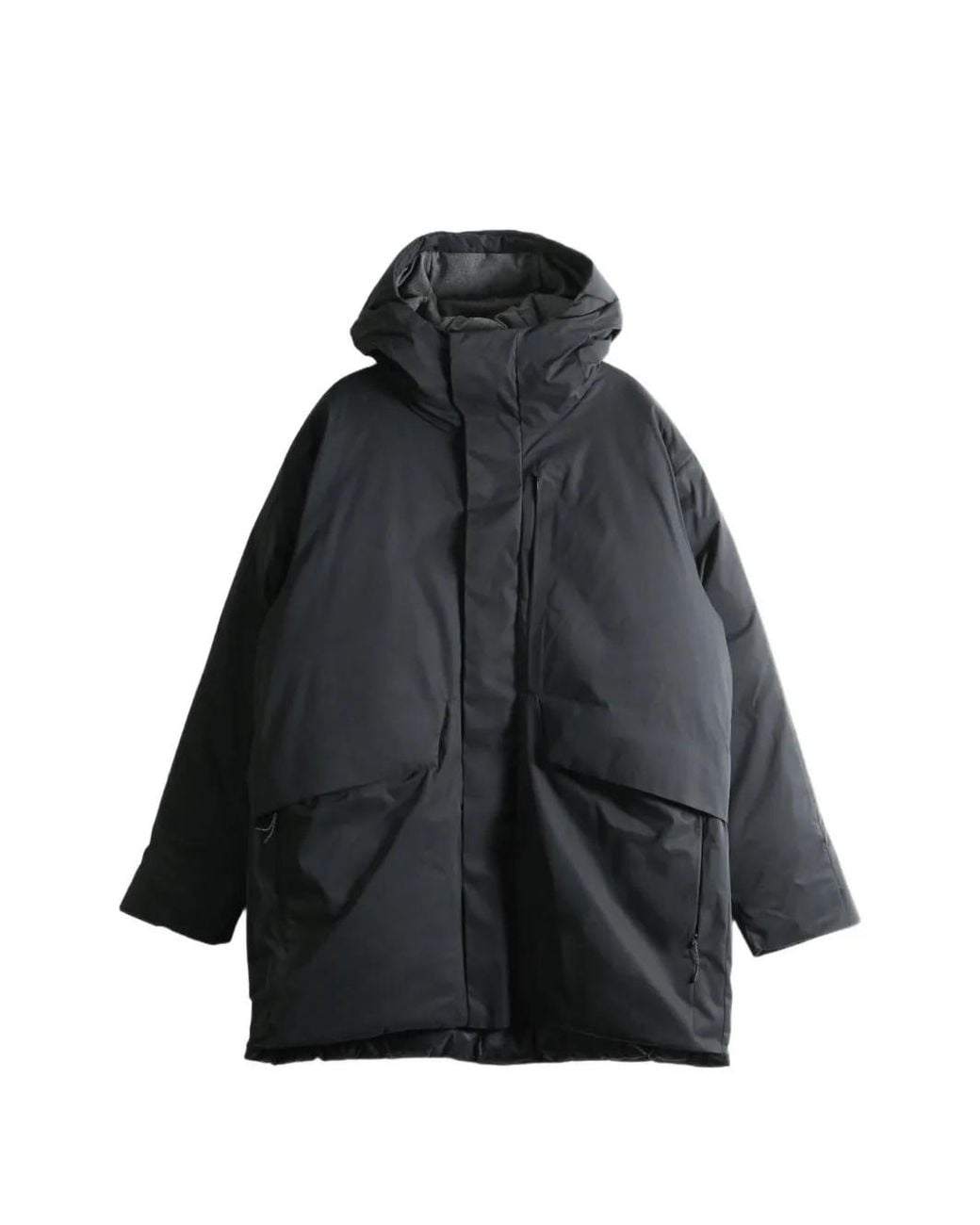 HUGO Black Xporsche Hooded Padded Jacket for men