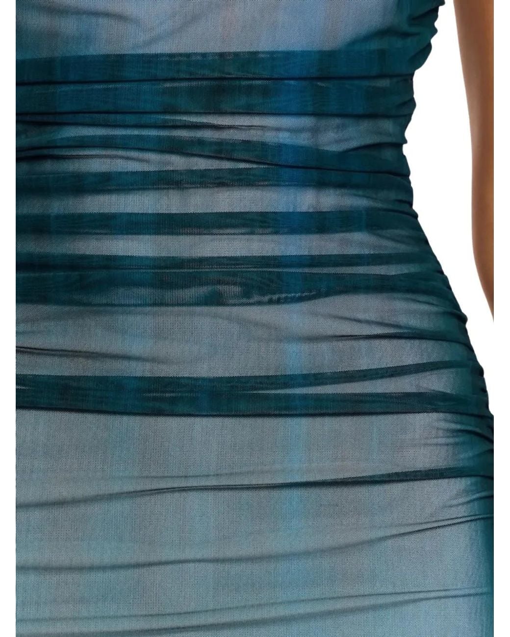 Significant Other Blue Sura Strapless Gradient Dress