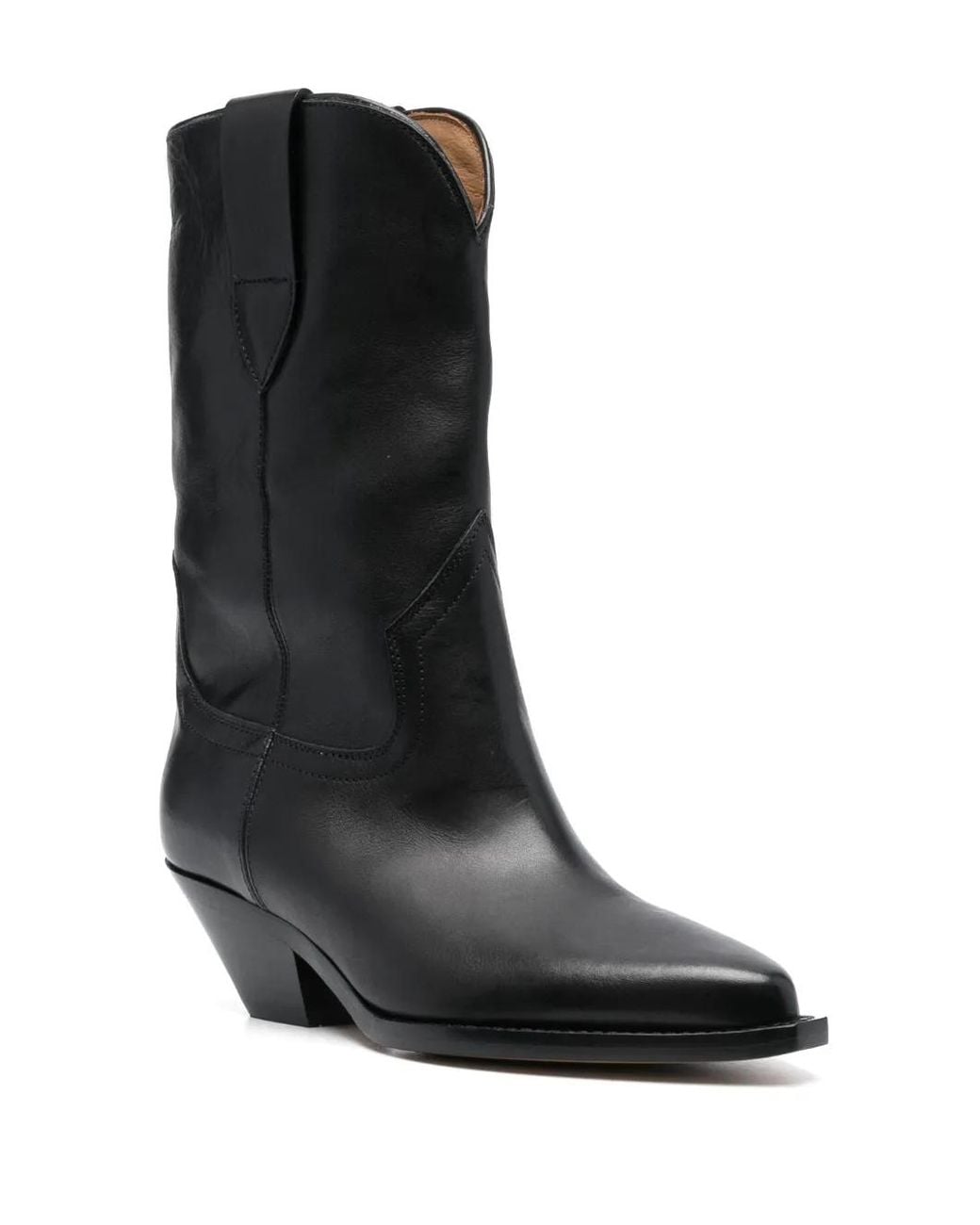 Isabel Marant Black Dahope Leather Boots