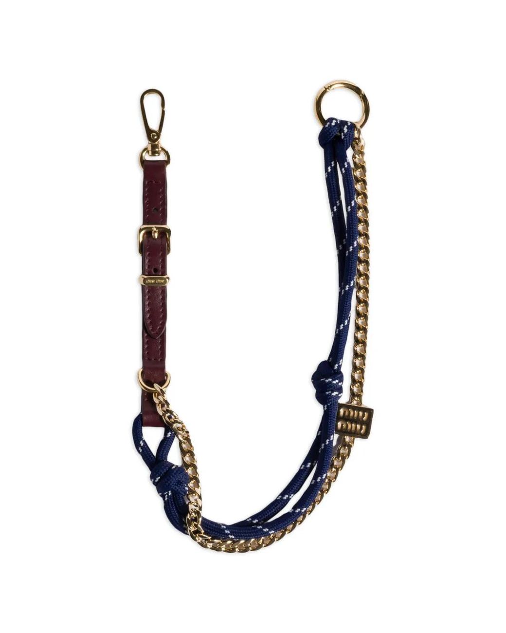 Miu Miu Blue Keyrings & Chains