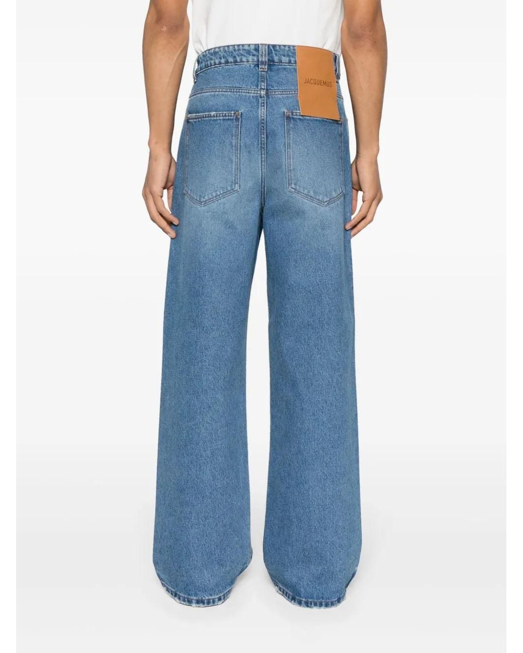 Jacquemus Blue Le De Nîmes Wide-Leg Jeans for men