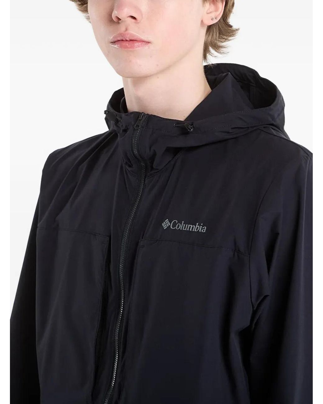 Columbia Blue Street Heights Hooded Windbreaker for men