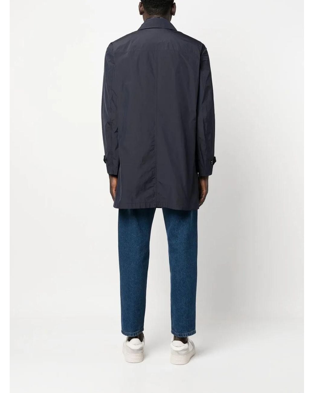 Fay Blue Detachable-Lining Coat for men