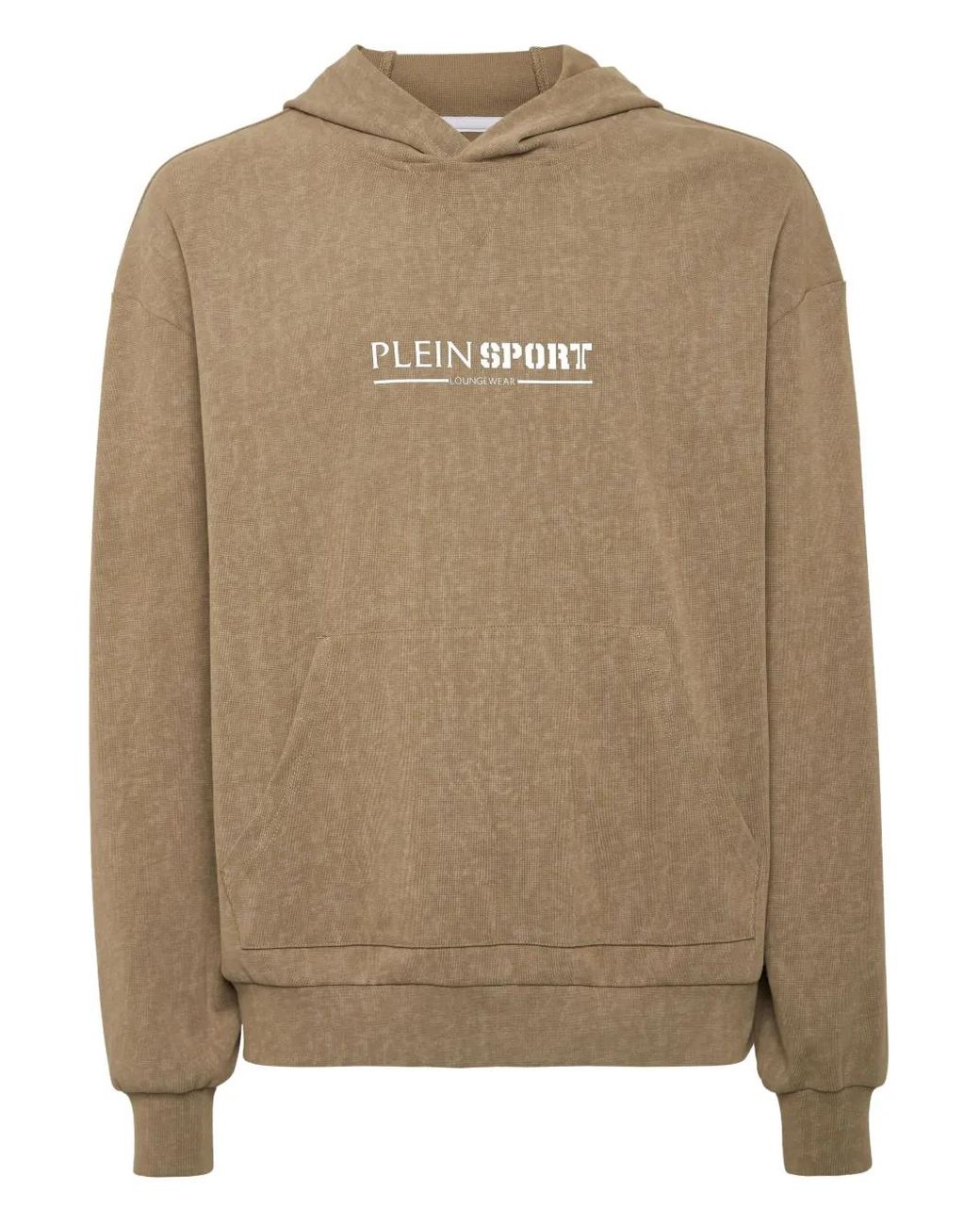 Philipp Plein Brown Cold Dye Hoodie Sweatshirt Ls for men