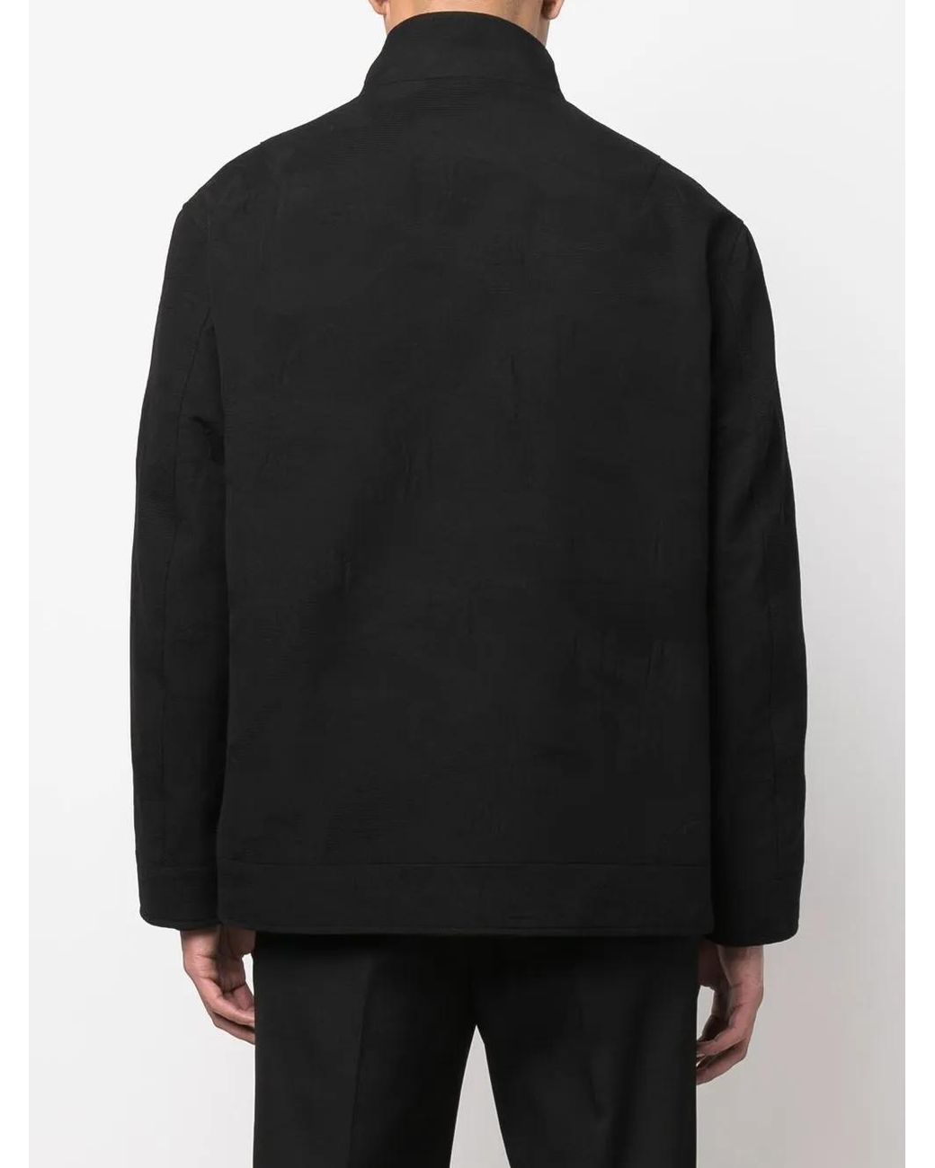 Valentino Garavani Black Jacket With Logo for men