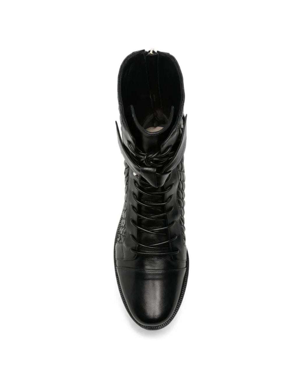 Alexandre Birman Black Clarita Quilted Combat Boots
