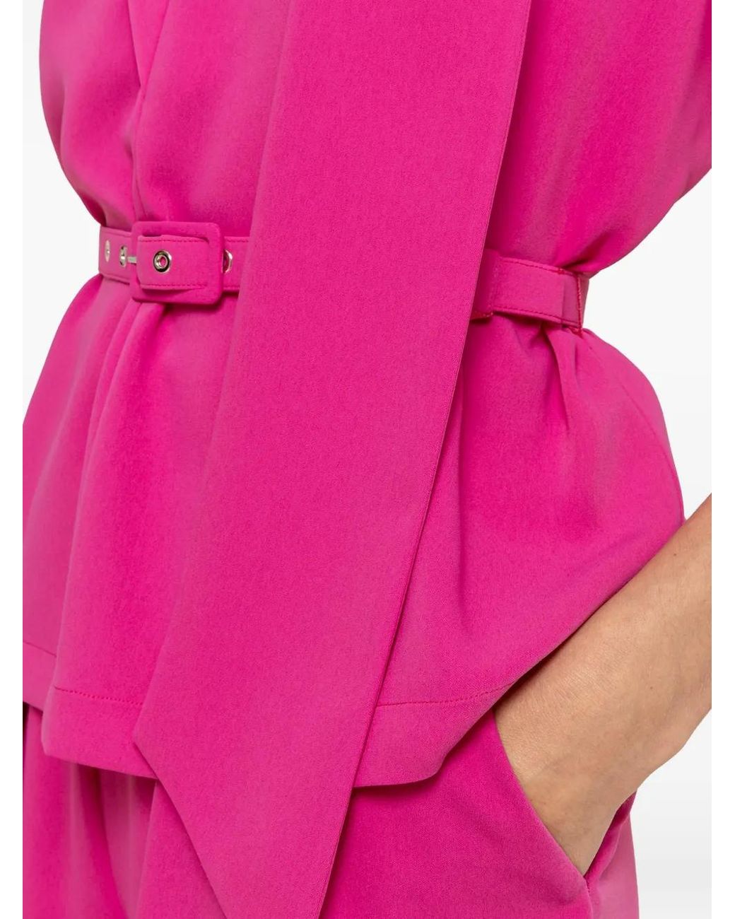 Nissa Pink Belted Top