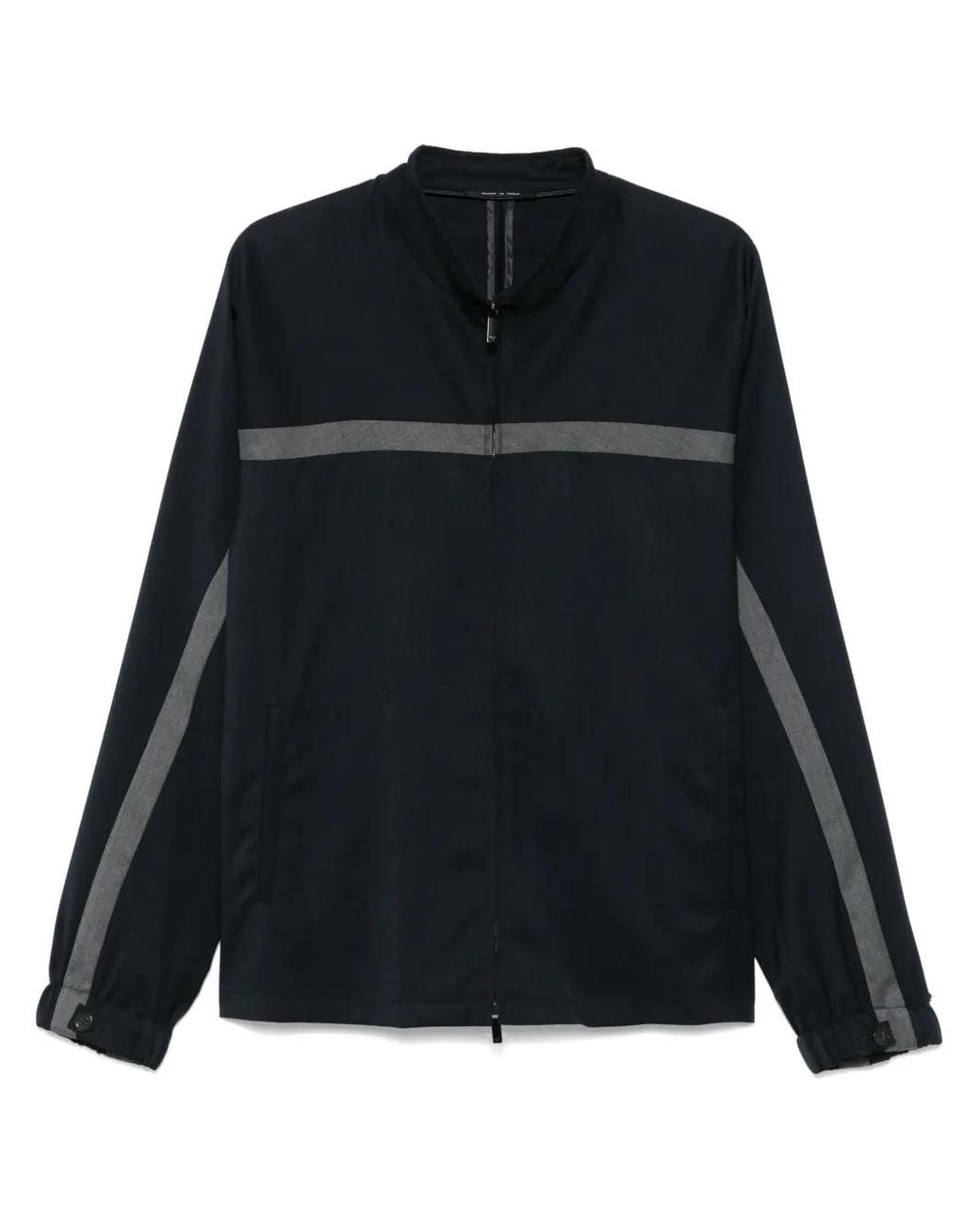 Emporio Armani Black Virgin-Wool Jacket for men