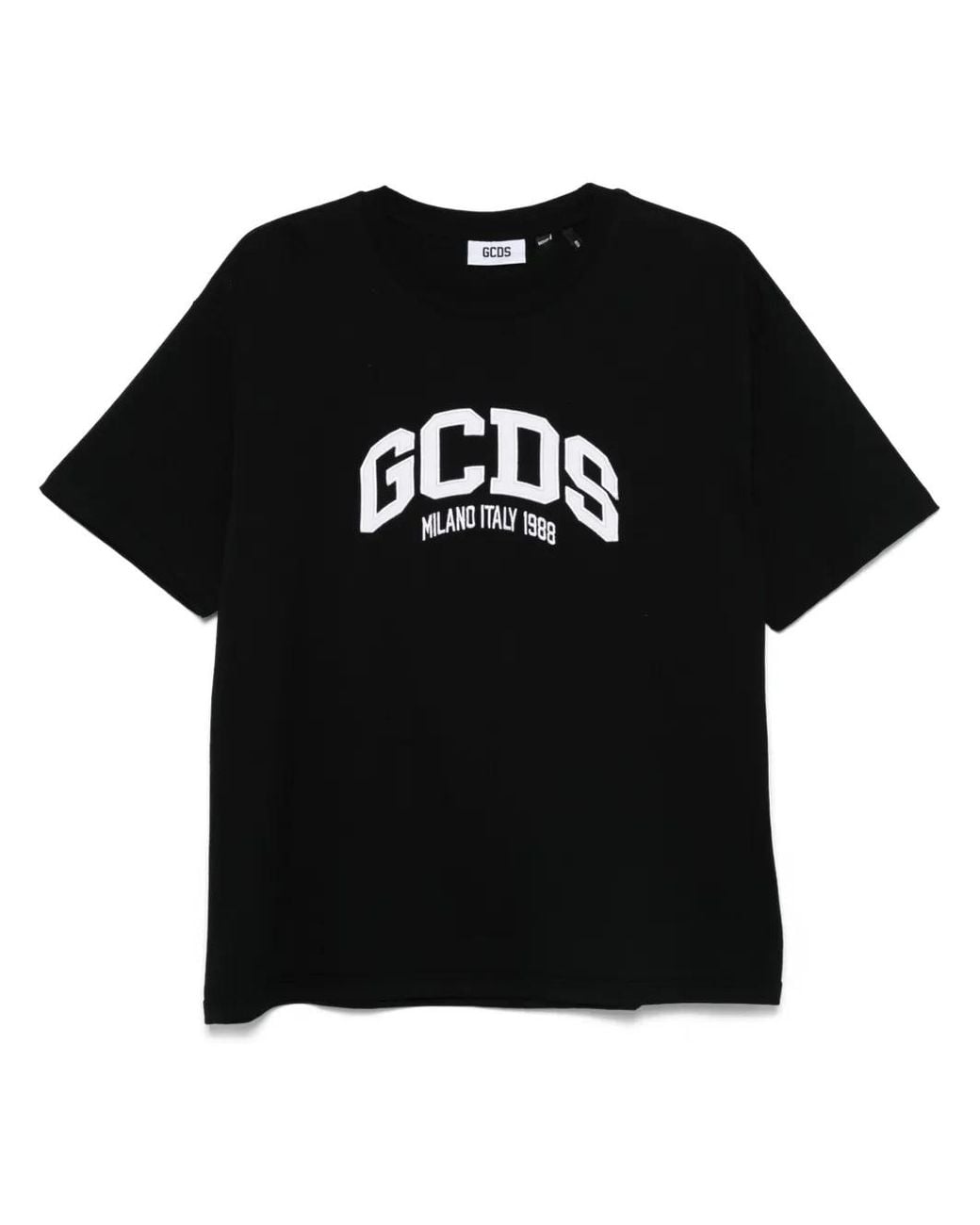 Gcds Black Lounge T Shirt for men