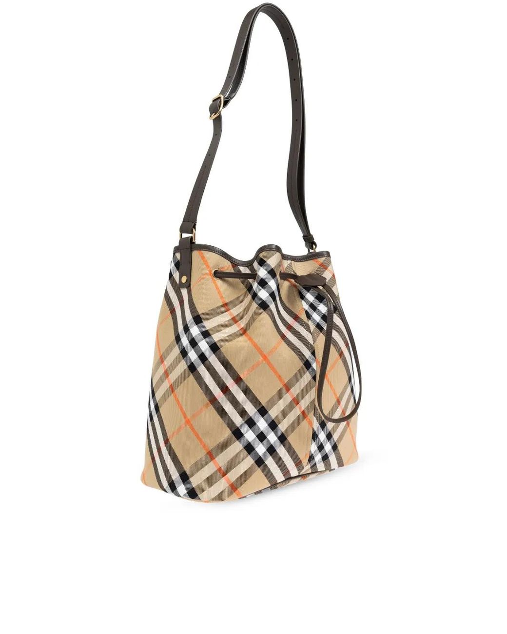 Burberry White Drawstring Bags