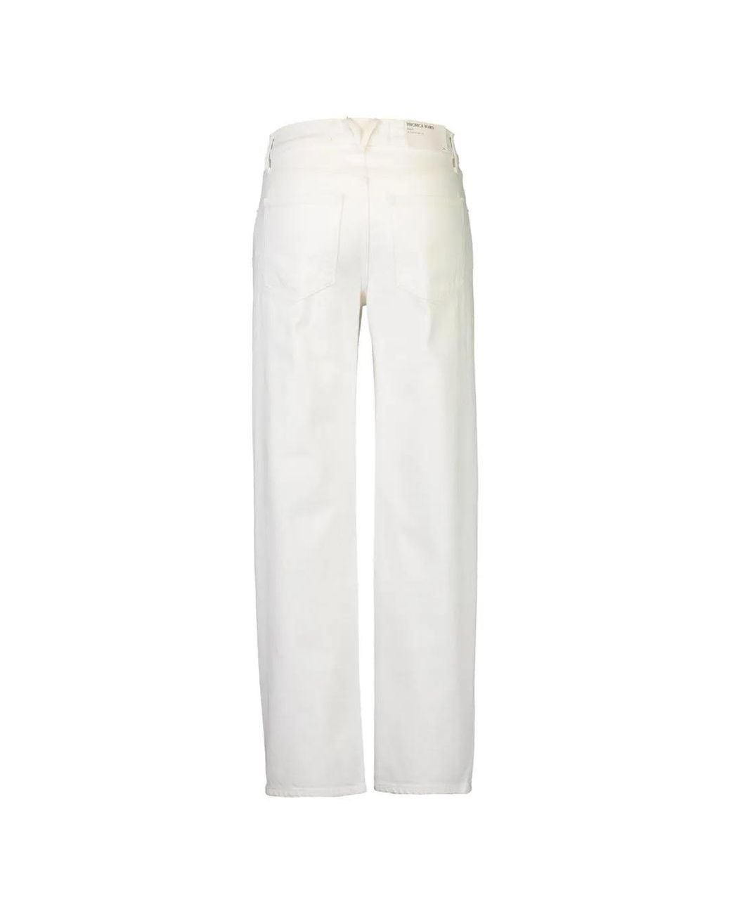 Veronica Beard White Jean Ample